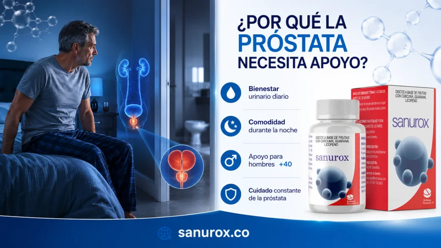 Sanurox — apoyo para la próstata